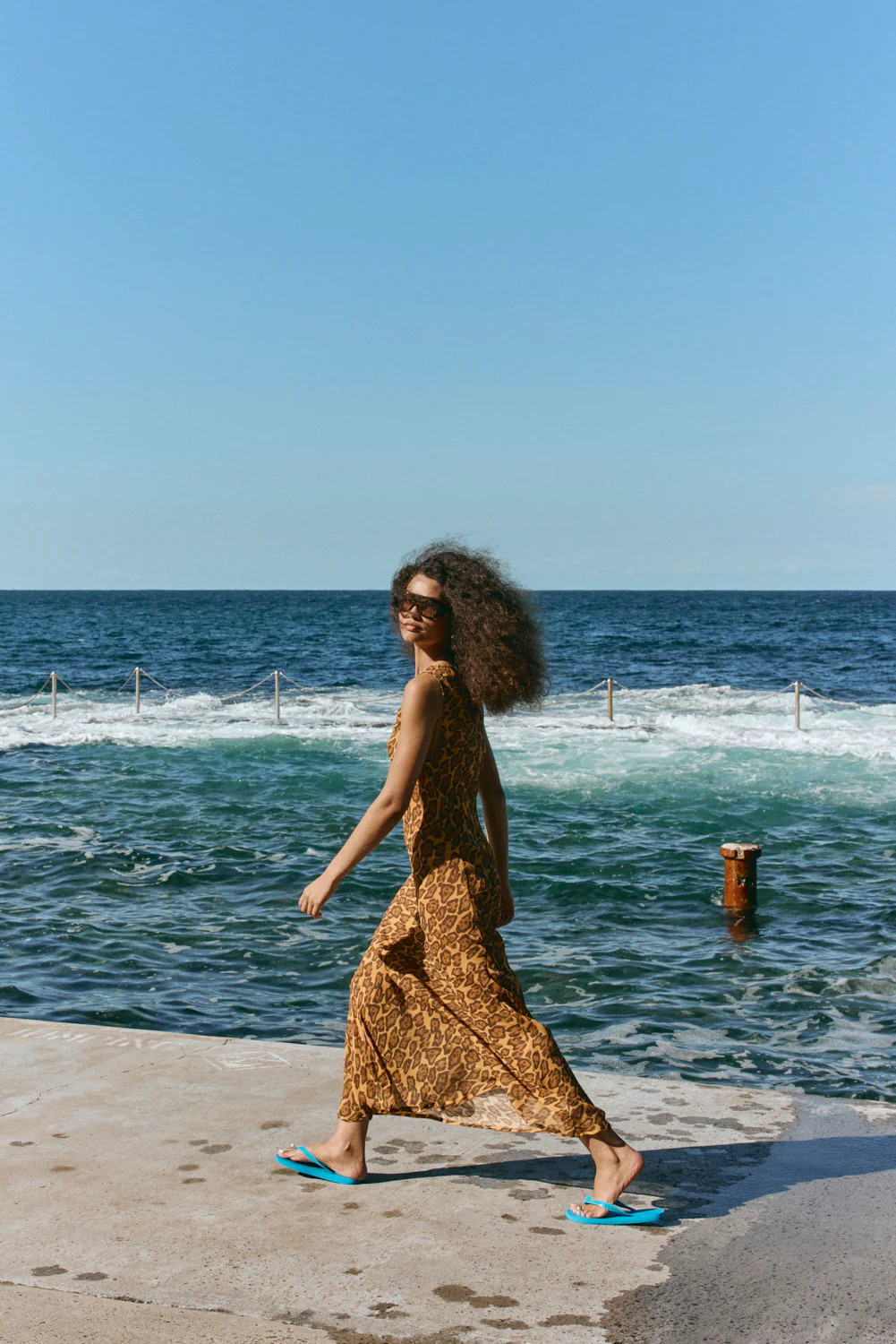 Cecelia Sheer Maxi Dress Leopard | VRG Grl