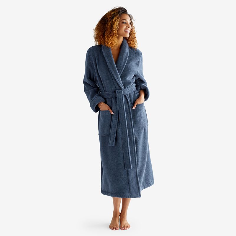 Women's Long Robe - Green Agate, S | The Company Store
