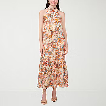 MSK Sleeveless Paisley Maxi Dress | JCPenney