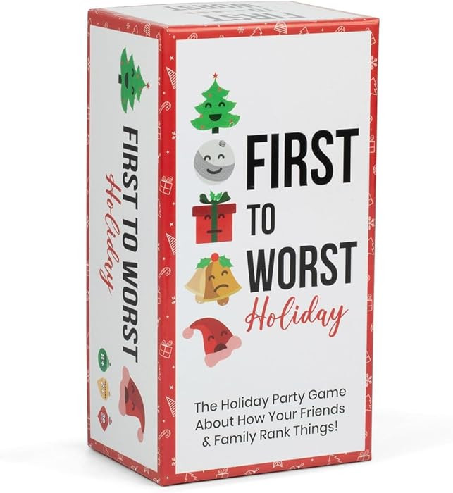 Holiday Edition Party Game - A Festive Card Game About How Your Friends & Family Rank Things - Pe... | Amazon (US)