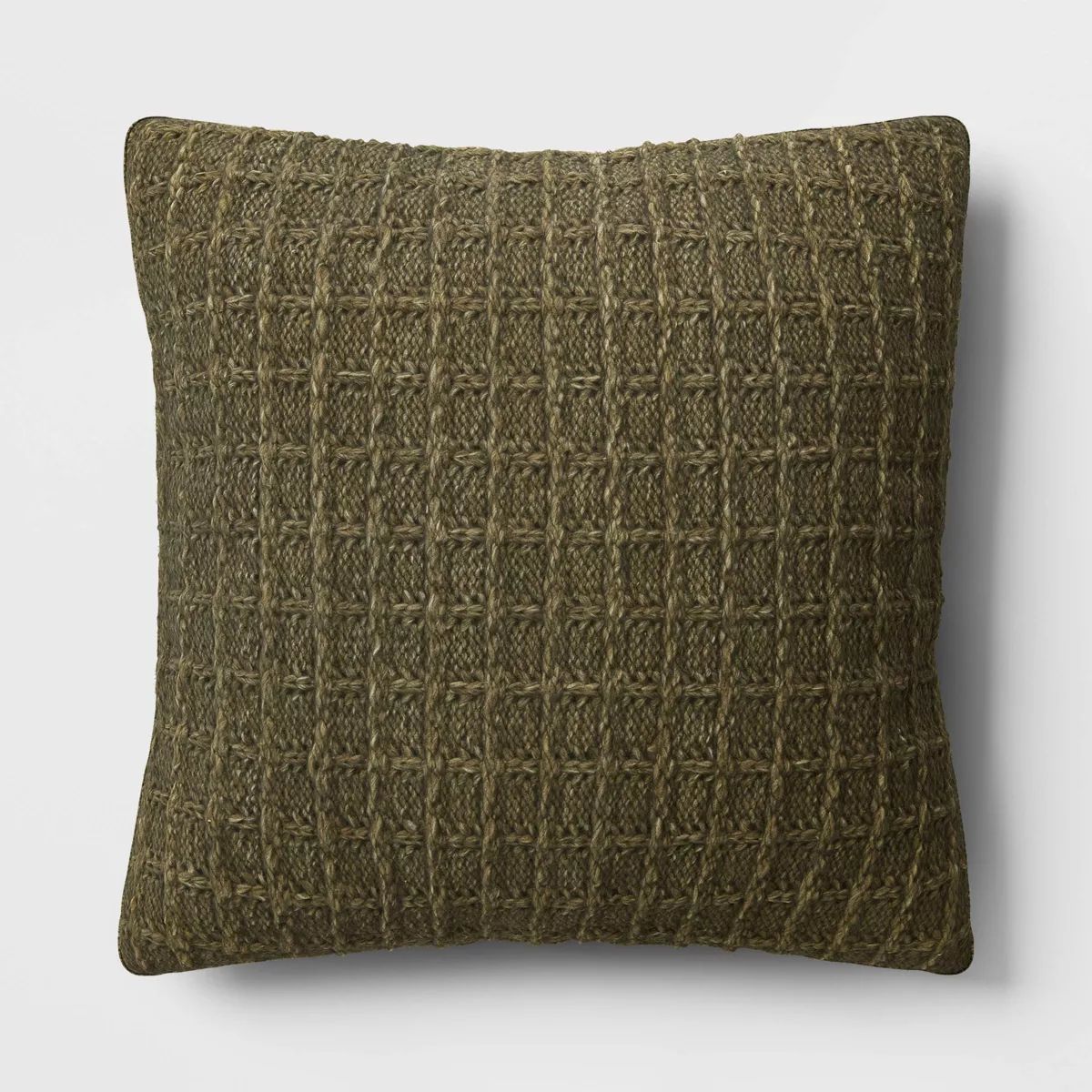 Oversized Marled Knit Square Throw Pillow - Threshold™ | Target