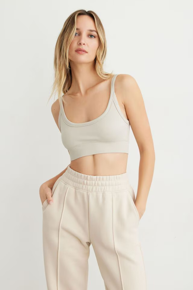 Cropped Seamless Bralette | Dynamite Clothing