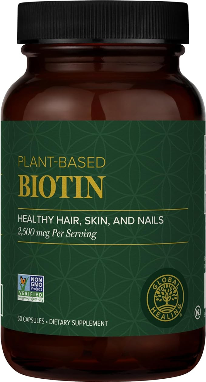 Global Healing Center - Biotin (Vitamin B7) Biotin for Hair Growth Supplement Vitamins, Supports ... | Amazon (US)
