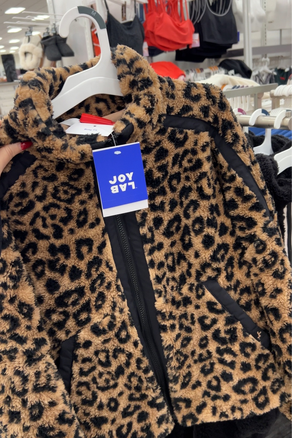 Workout active leopard fleece jacket target 

#LTKFindsUnder50 #LTKSeasonal #LTKStyleTip