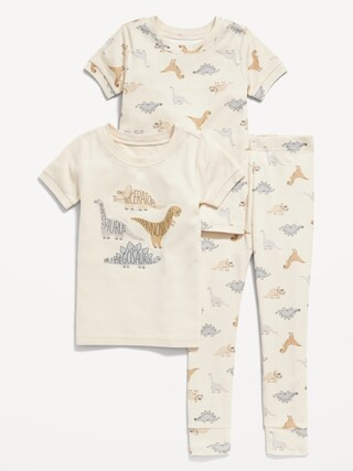 Unisex Snug-Fit 3-Piece Pajama Set for Toddler & Baby | Old Navy (US)