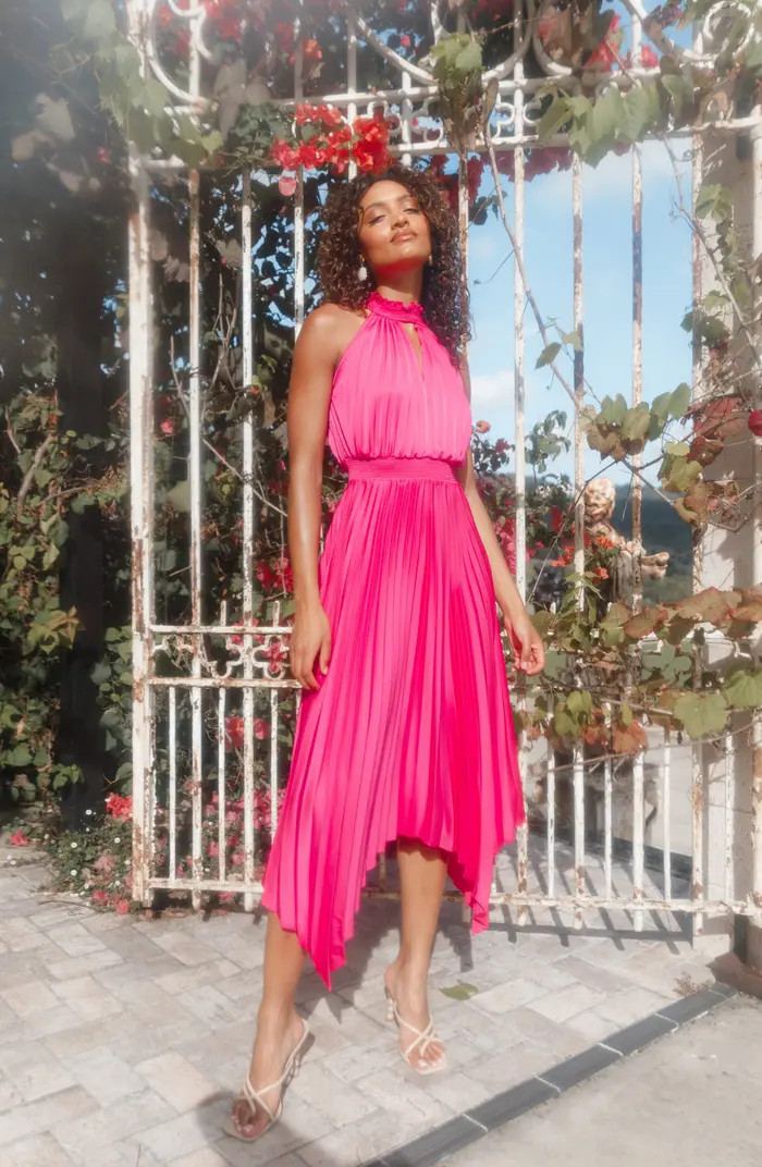 Petal & Pup Dominique Pleated Sleeveless Maxi Dress | Nordstrom | Nordstrom