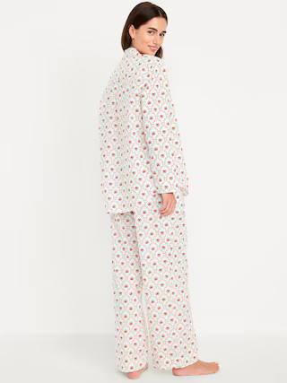 Poplin Pajama Pant Set | Old Navy (US)