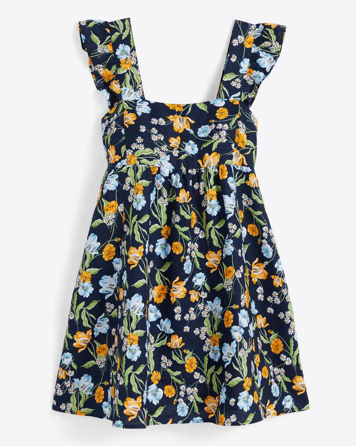 Maddie Babydoll Dress in Spring Blooms | Draper James (US)