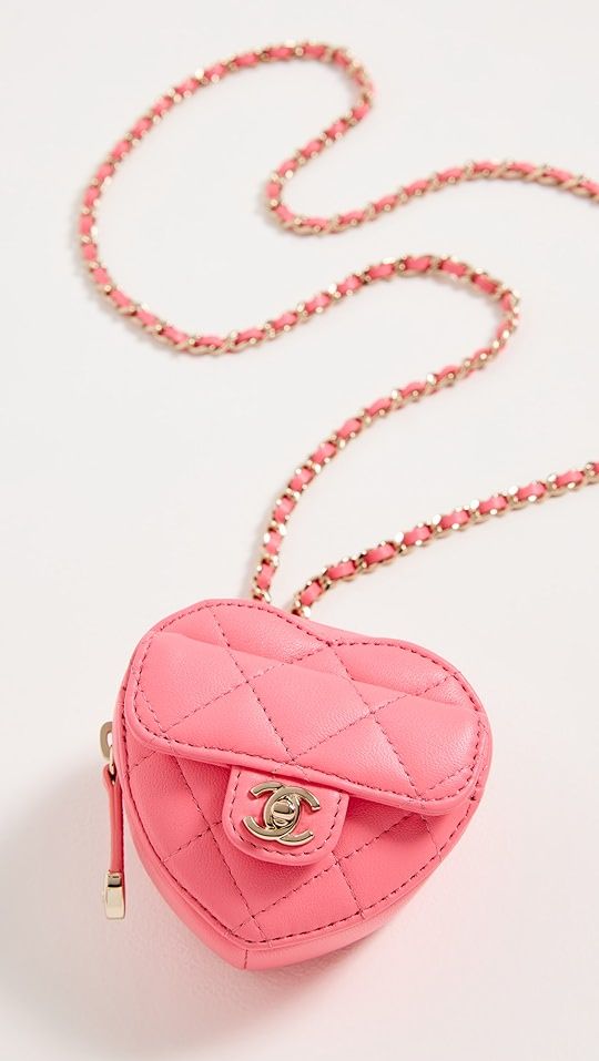 Shopbop Archive Chanel In Love Heart Coin Purse with Chain Strap | SHOPBOP | Shopbop