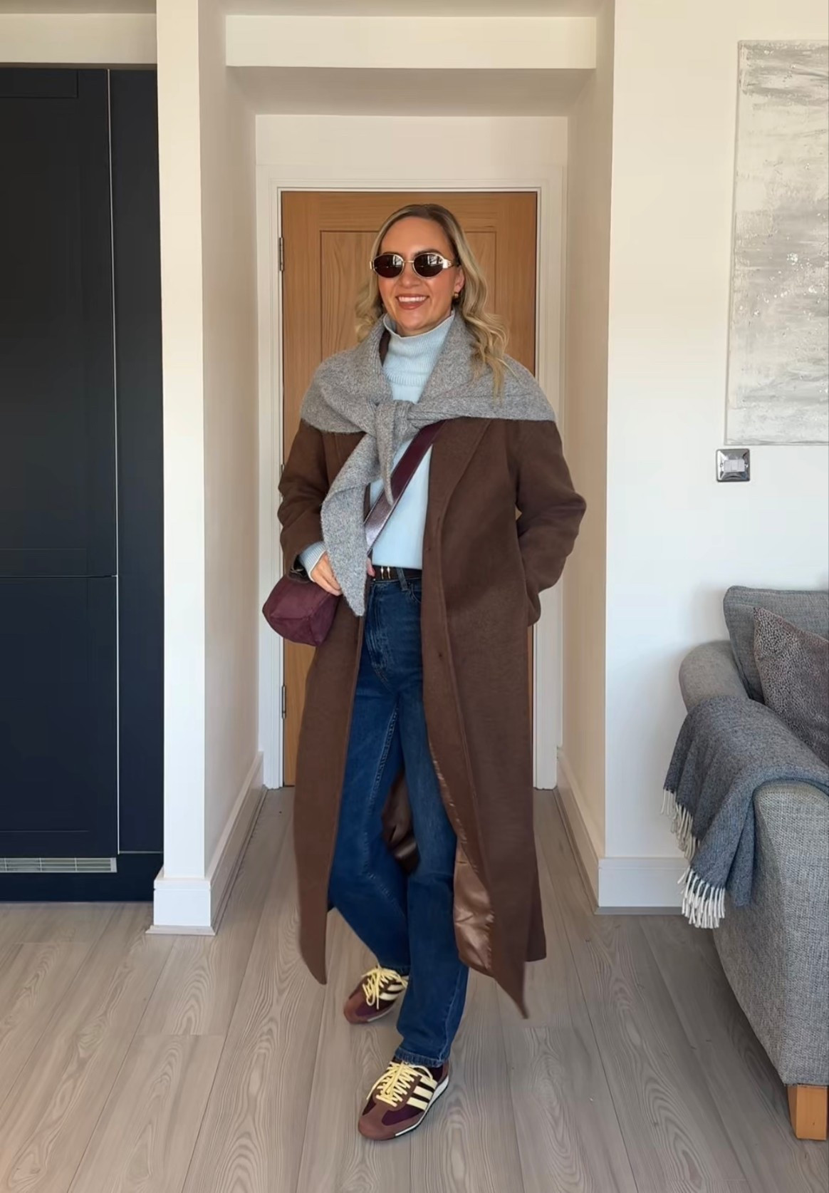 Work from the coffee shop/work from home outfit idea 🫶🏼

I’m wearing a size 10 in the jeans and a medium in the jumper and coat. 

#LTKstyletip #LTKwinter #LTKjeans