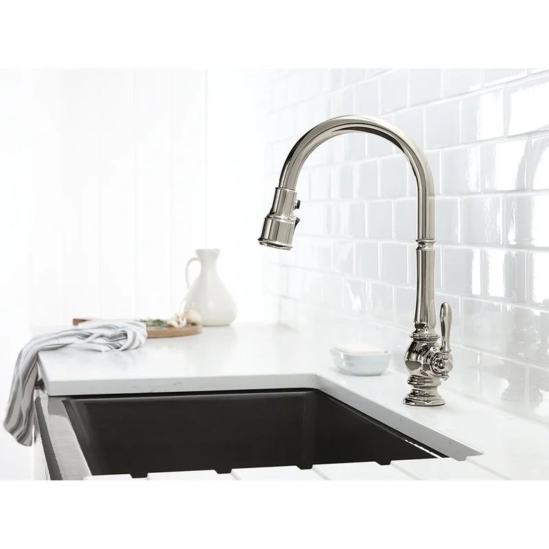 Artifacts® Pull Down Single Handle Kitchen Faucet | Wayfair North America