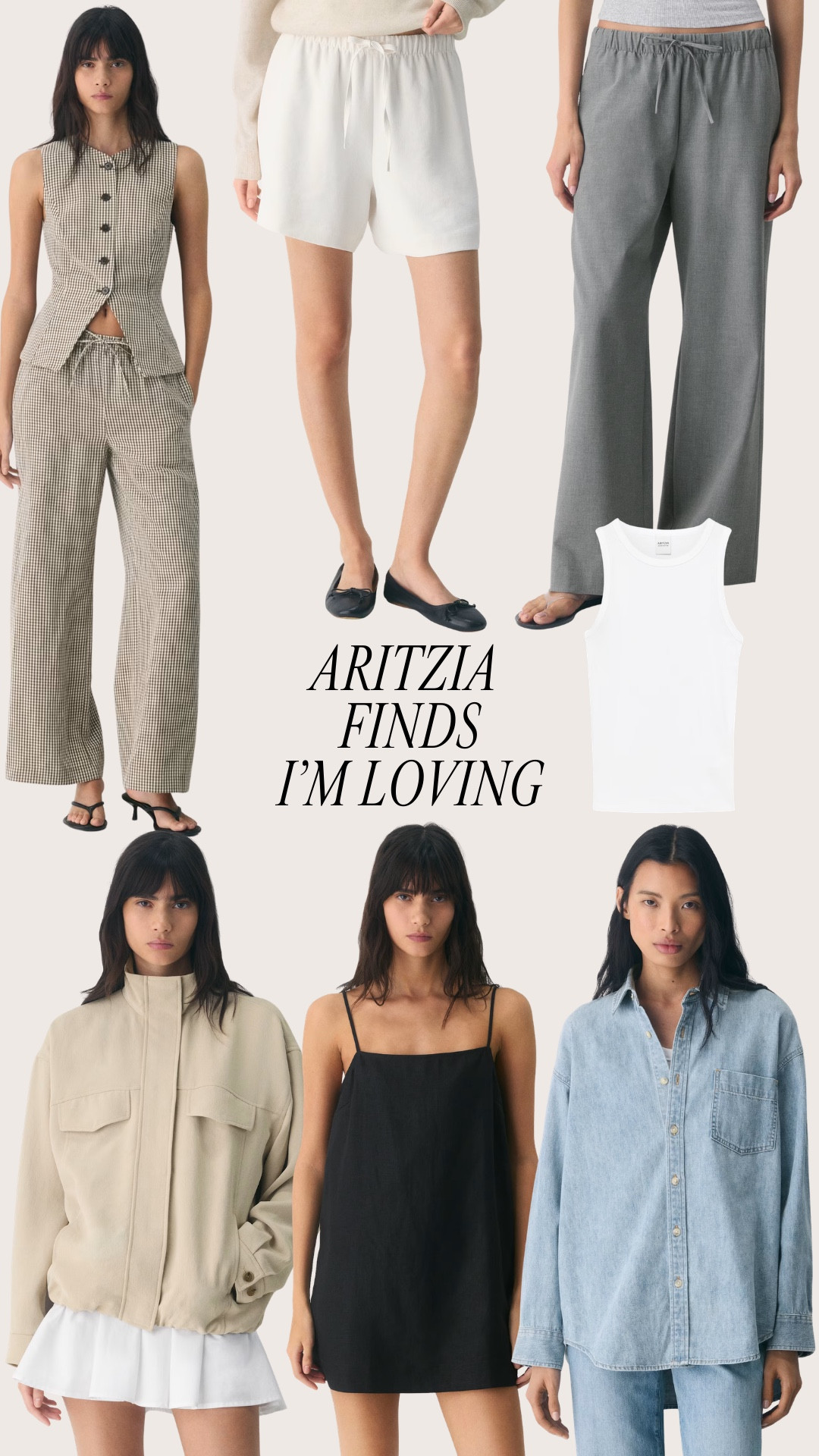 New pieces from Aritzia that I’m ready to add to cart! 

Linen dress
Spring jacket
Beige jacket
Denim shirt
Vest top
Lodge pants
Gingham set
Gingham outfit
Ribbed white tank
Lodge shorts

#LTKgrwm #LTKootd #LTKdayinmylife