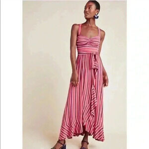 MAEVE ANTHROPOLOGIE STRIPED DRESS | Poshmark