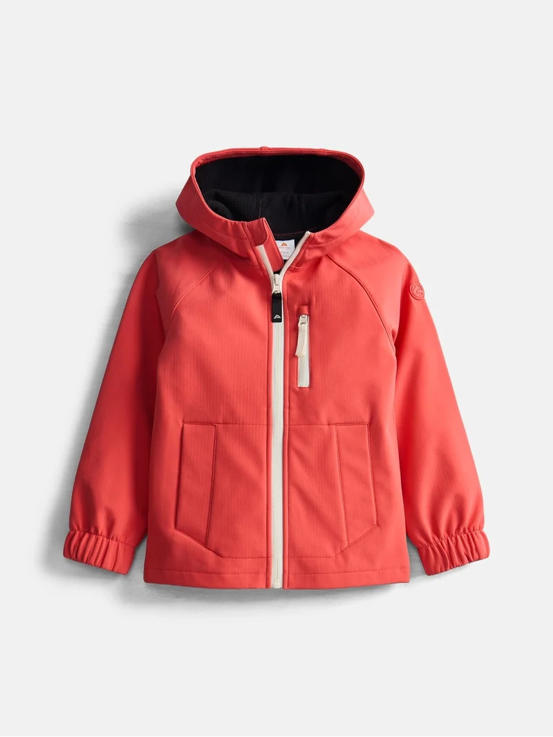 Ozark Trail Girls Softshell Jacket with Long Sleeves, Sizes 4-18 & Plus | Walmart (US)