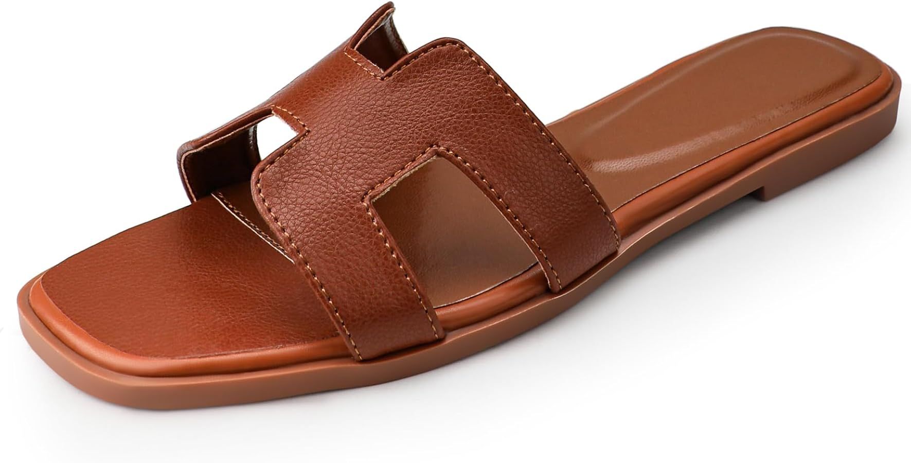 Womens Flat Sandals,Anti slip fashion sandals,Flat Slide Sandals,Comfy Style,women's gift | Amazon (US)