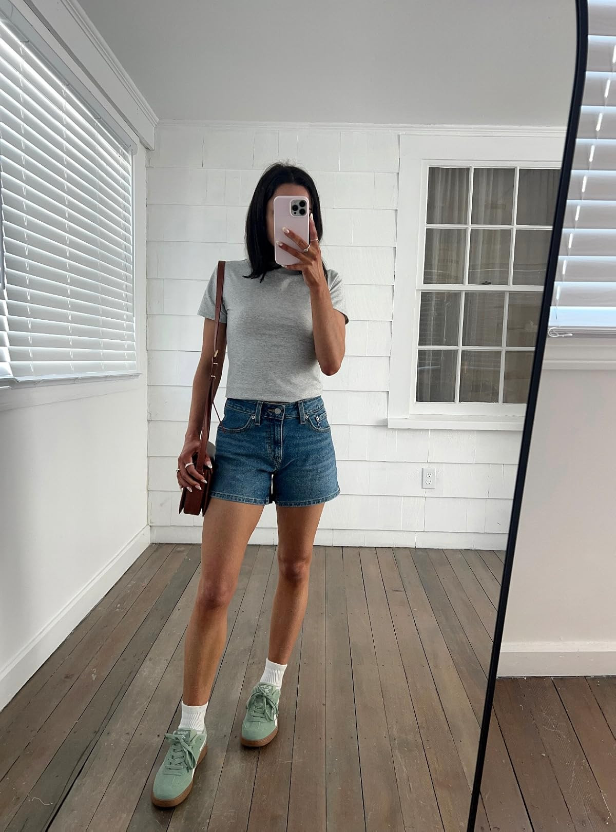 Summer outfit- top in S, shorts in 24
green adidas/denim shorts/basic tee/casual summer outfit 

 

#LTKSeasonal #LTKPetite #LTKFindsUnder50