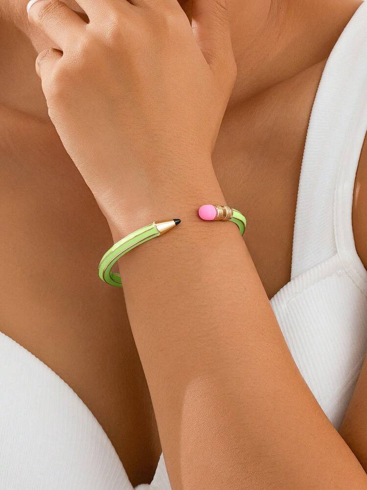 GREEN PENCIL BRACELET  | SHEIN