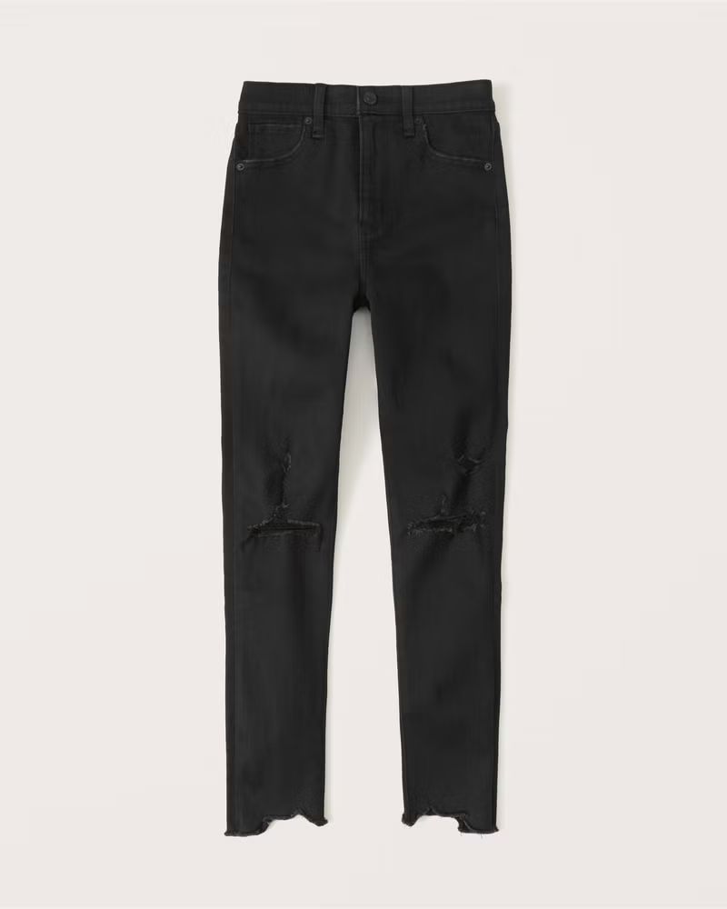 Women's High Rise Super Skinny Ankle Jeans | Women's Clearance | Abercrombie.com | Abercrombie & Fitch (US)