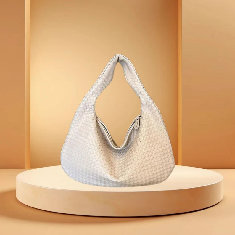 Luxe Knot Braid Leather Bag-interwoven Leather Wallet-luxurious Knot Braid Leather Craft - Etsy | Etsy (US)