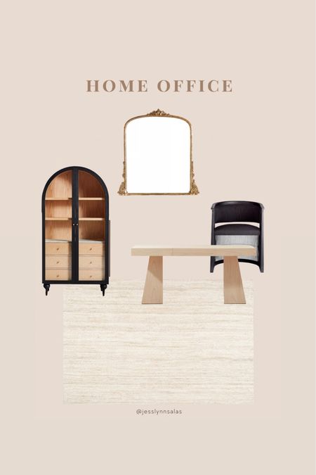 Home office // modern // office desk // work from home // anthropology // chairs // area rug // cb2

#LTKstyletip #LTKunder50 #LTKhome