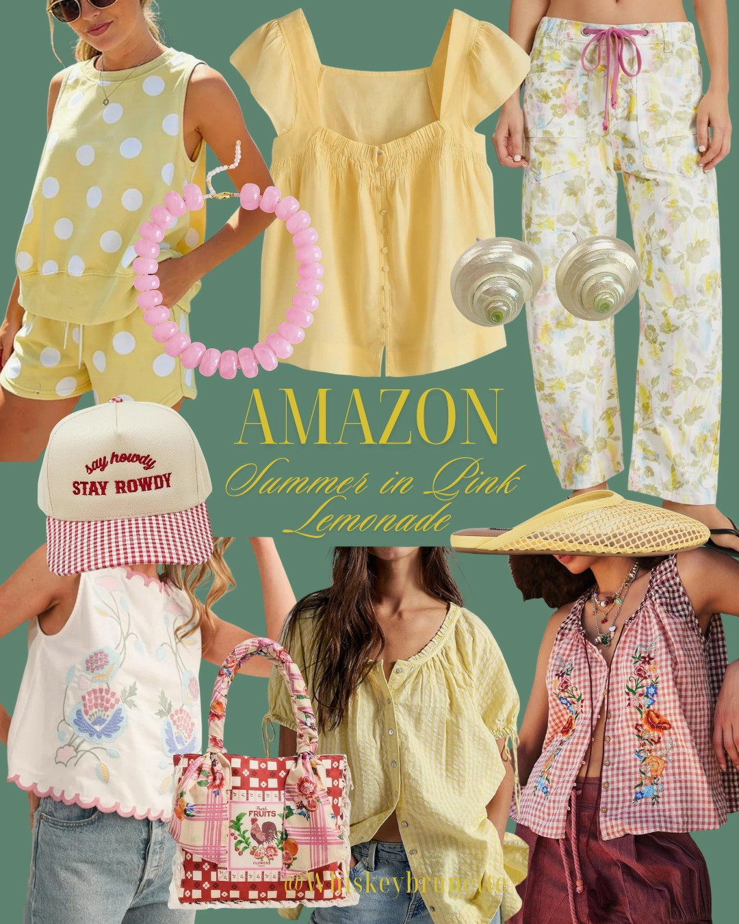 New Amazon summer finds!| Amazon fashion | summer fashion | vacation outfits | polkadot matching set | summer outfits | summer bags | summer tops | flower prints | pink fashion | yellow fashion finds

#LTKootd #LTKSeasonal #LTKSaleAlert