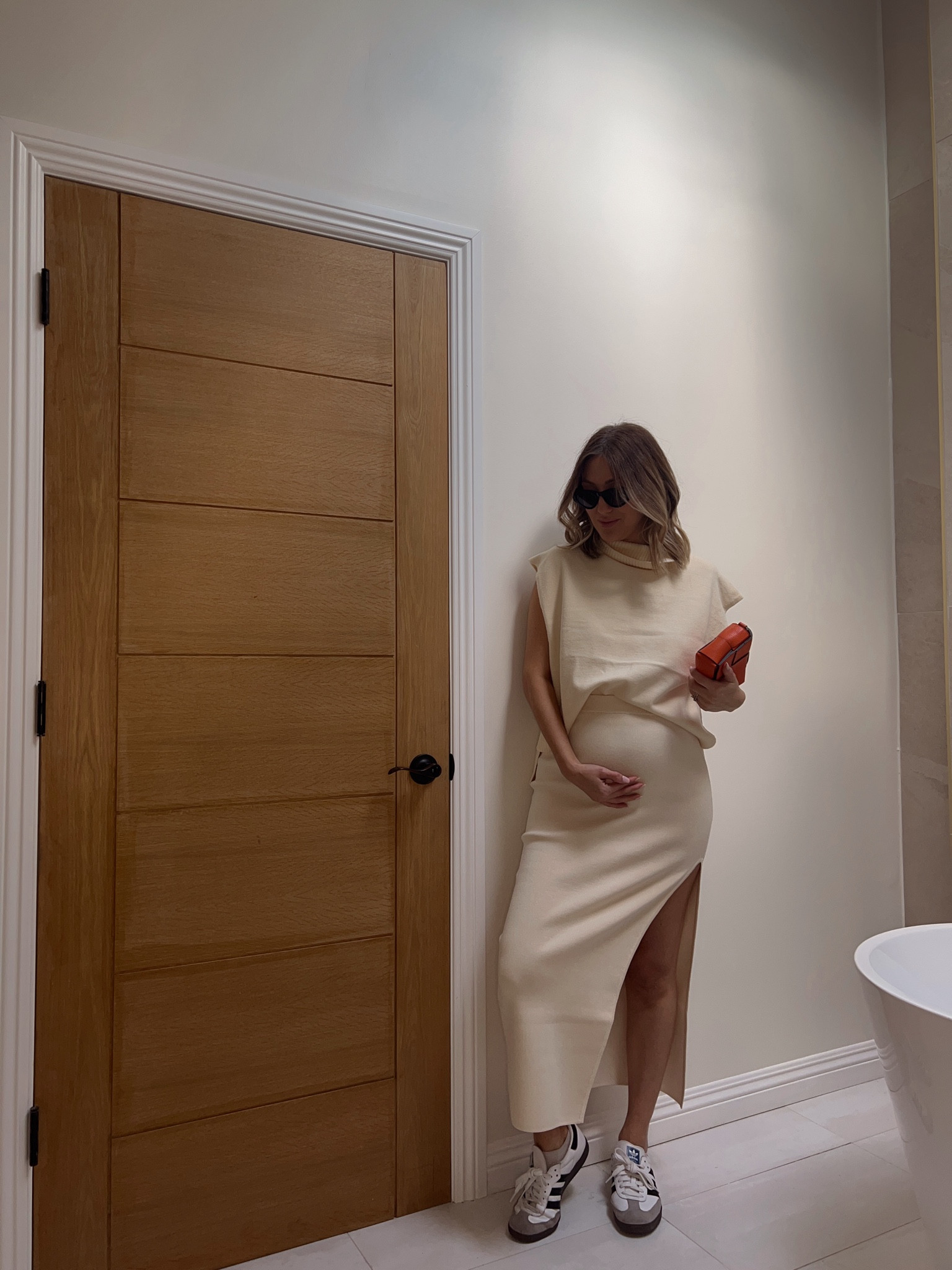 Loving these Spring pieces from @thenolishop - wearing small in all, TTS, great quality, easy to mix and match and dress up or down, perfect for a stylish Easter outfit or brunch with the girls, comes in black too

Spring outfit 
Date night outfit 
Maternity bump friendly outfit
Midi skirt 
Easter 
Matching set 
Monochrome outfit 

#thenolishop #ad 

#LTKbump #LTKSeasonal #LTKparties