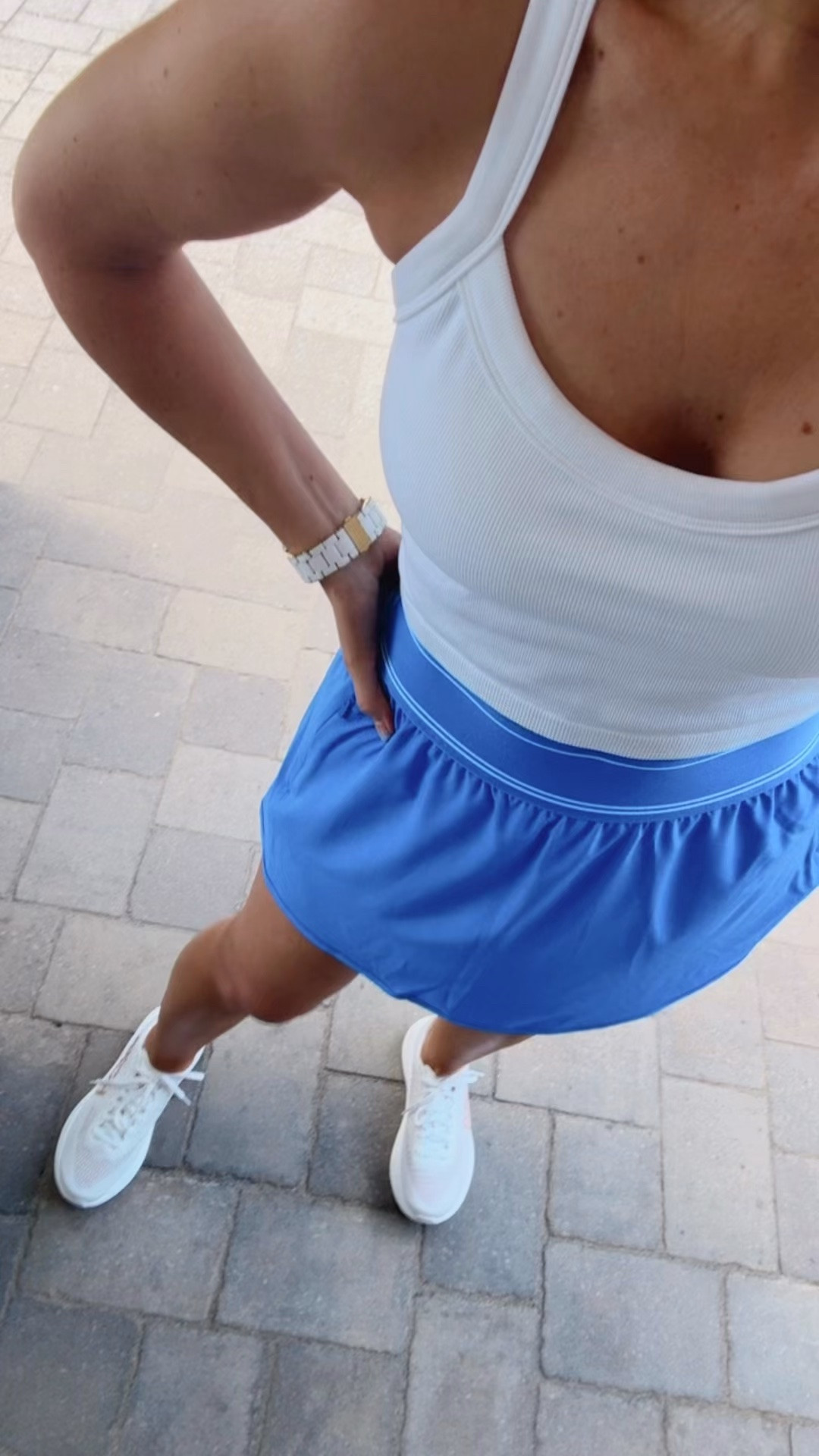 Run don’t walk!!! 🏃‍♀️ These Alo look alike skorts are SO good!!! Only $16! TTS, small. Tank is great too — built-in bra & soft ribbed material. Size up, large.

#LTKActive #LTKOver40 #LTKmomlife