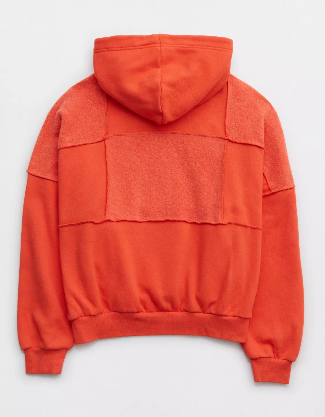 Aerie Sherpa Patchwork Hoodie | Aerie