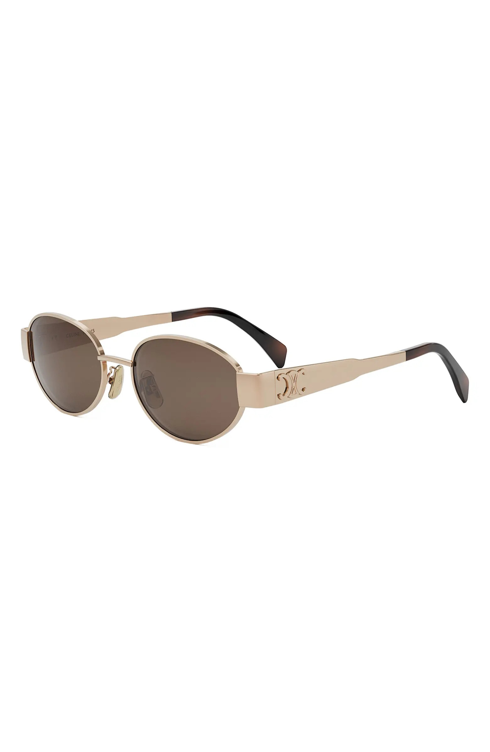 Triomphe 54mm Oval Sunglasses | Nordstrom