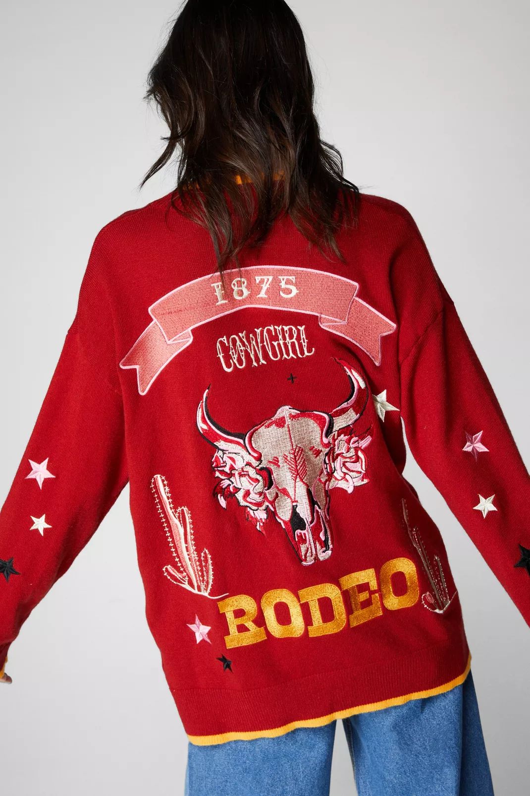 Cowgirl Rodeo Embroidered Cardigan | Nasty Gal US