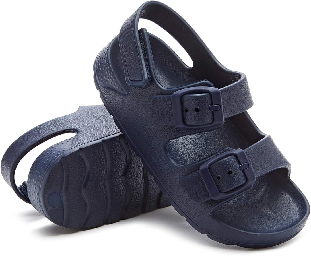 EasyStar Boys and Girls Lightweight Dual-Adjustable Sandal Buckles With Hook and Loop Heel Closur... | Amazon (US)