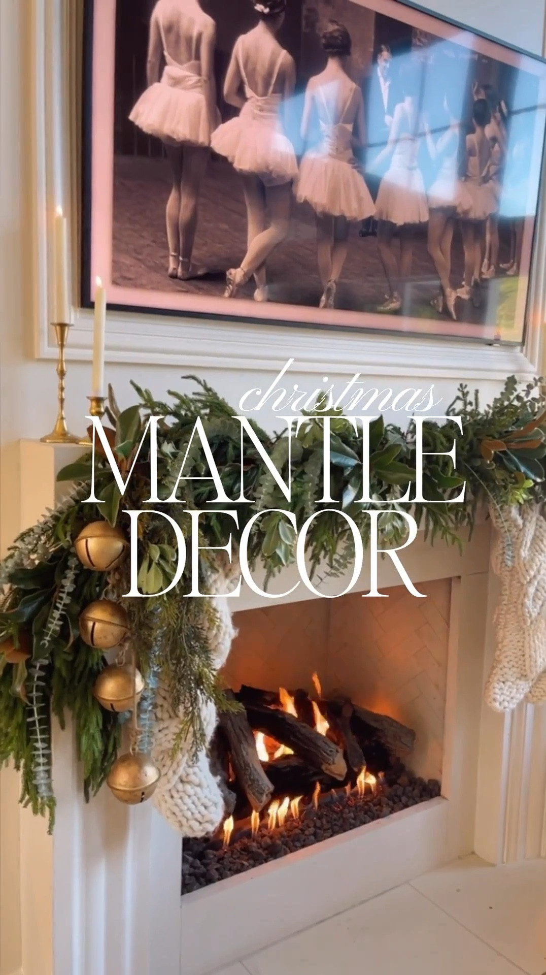 The decor I use on my mantle during the holidays! 

#LTKHoliday #LTKHome