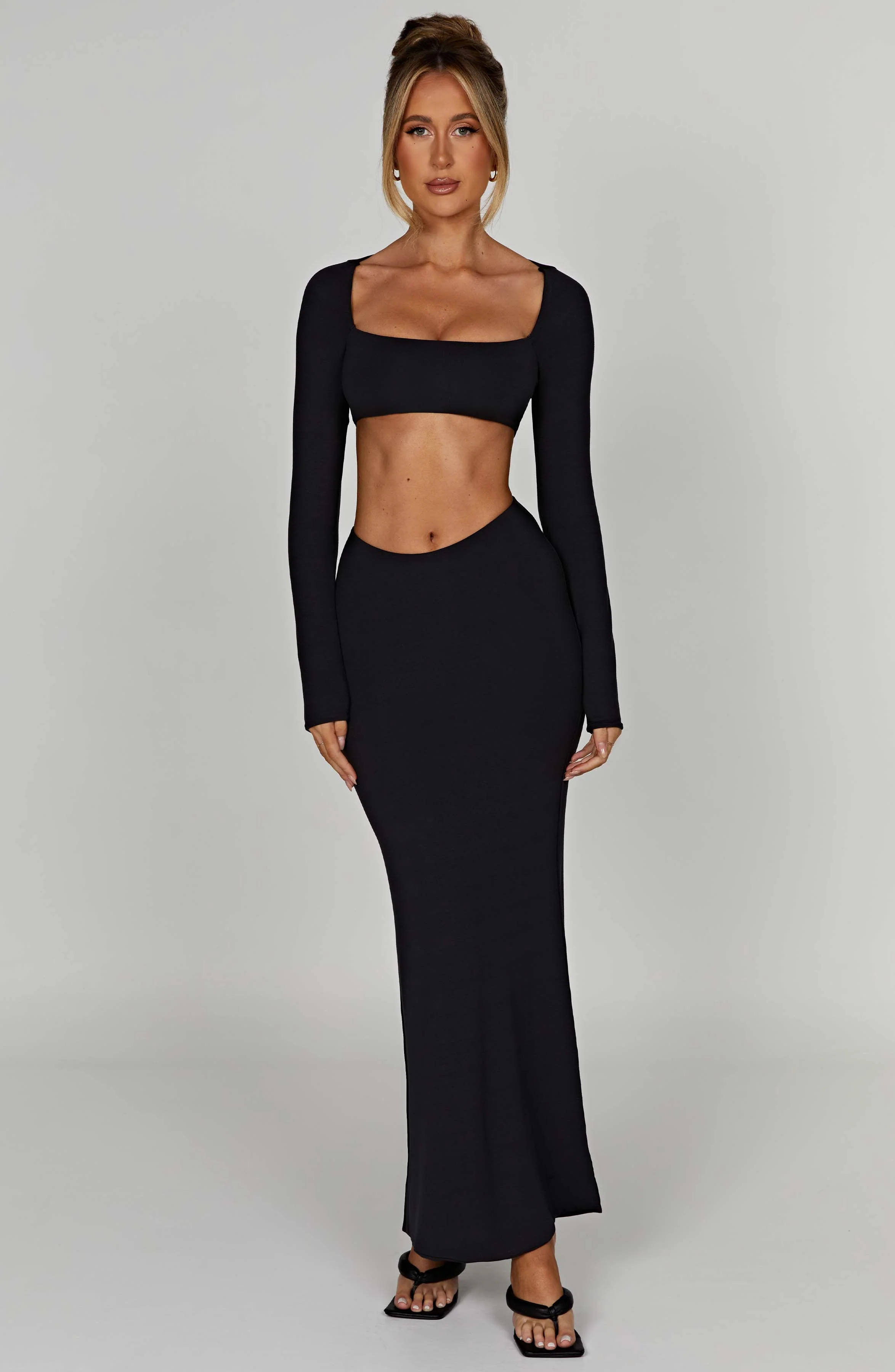Amari Maxi Dress - Black | Babyboo (global)