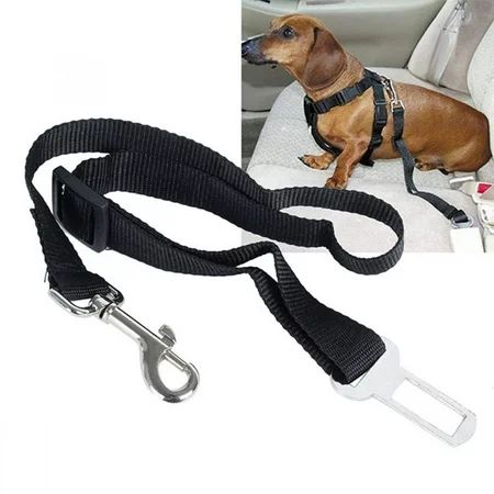 Pet Seat Belt Clip , Seat Belt Tether Fits Most Cars and Trucks , Seat Belt Buckle for Dog with Adju | Walmart (US)