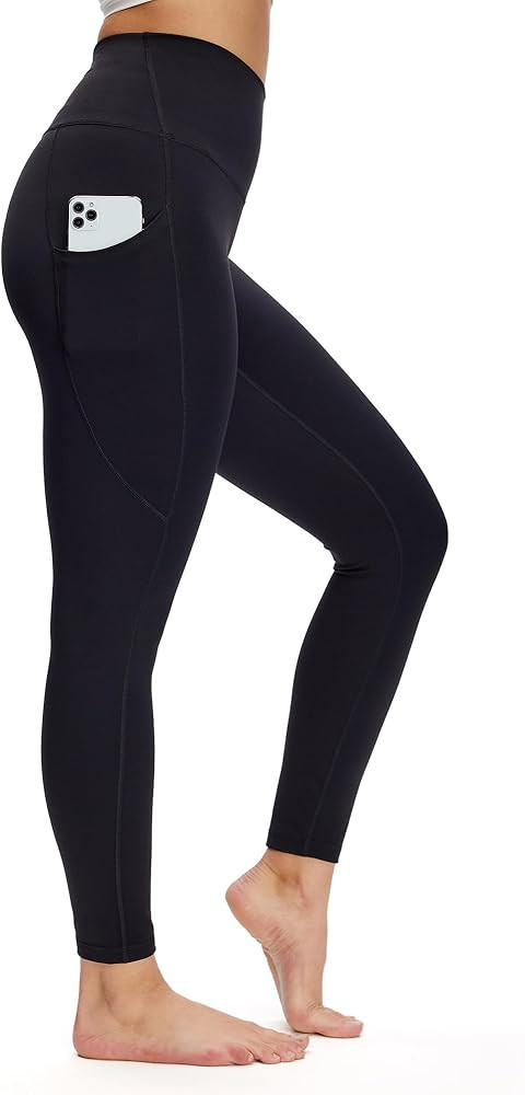 NANJI High Waisted Leggings with Pockets for Women - Buttery Soft, Stretch Yoga Pants, Squat Proo... | Amazon (US)