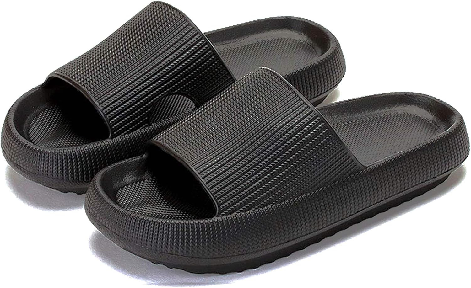 Pillow Slides Slippers, Massage Shower Bathroom Slipper, Non-Slip Quick Drying Open Toe Super Sof... | Amazon (US)