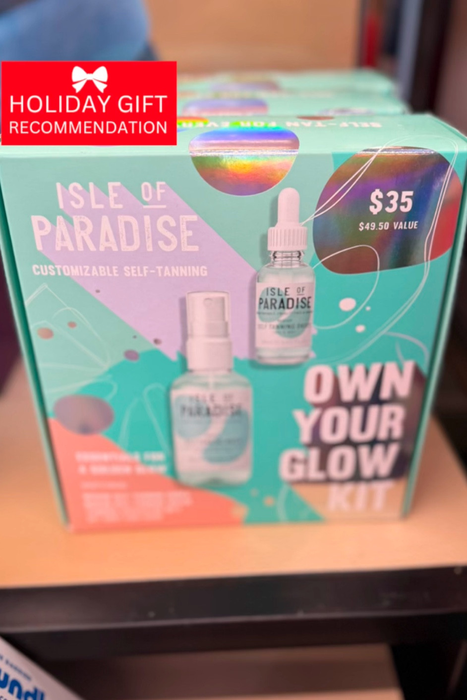 Own your glow! Or give the gift of a healthy, safe glow. This kit contains the BEST medium self-tanning drops, travel waters and an applicator mitt. 

#LTKBeauty #LTKFindsUnder50 #LTKGiftGuide