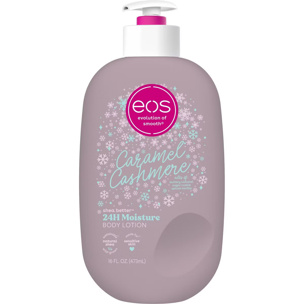 eos Holiday Body Lotion - Caramel Cashmere - 16 fl oz | Target