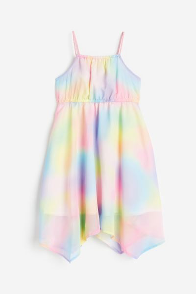 Asymmetrische jurk van chiffon | H&M (DE, AT, CH, NL, FI)