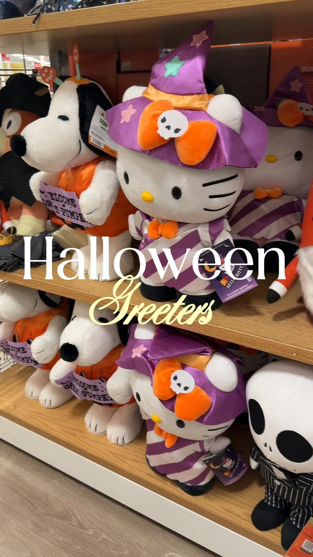 How cute are these Halloween greeters?! And today they are 40% off with code 40SHOP so you might want to run. Hello Kitty, Snoopy and Jack Skellington 🎃

#LTKSeasonal #LTKSaleAlert #LTKHome