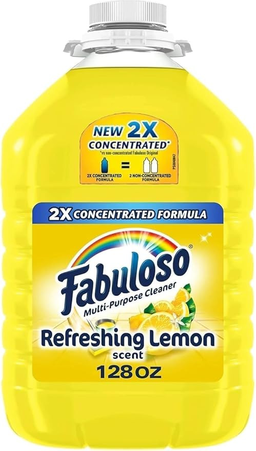 Fabuloso All Purpose Cleaner, Floor Cleaner, Makes 64 Gallons per bottle - 128oz | Amazon (US)