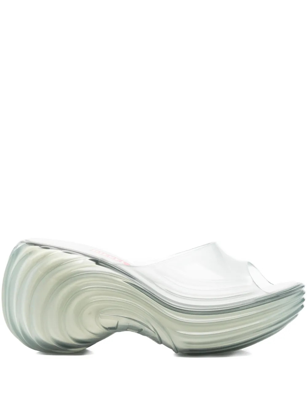 Melissa 90mm wave-detail platform sandals - Blue | Farfetch Global