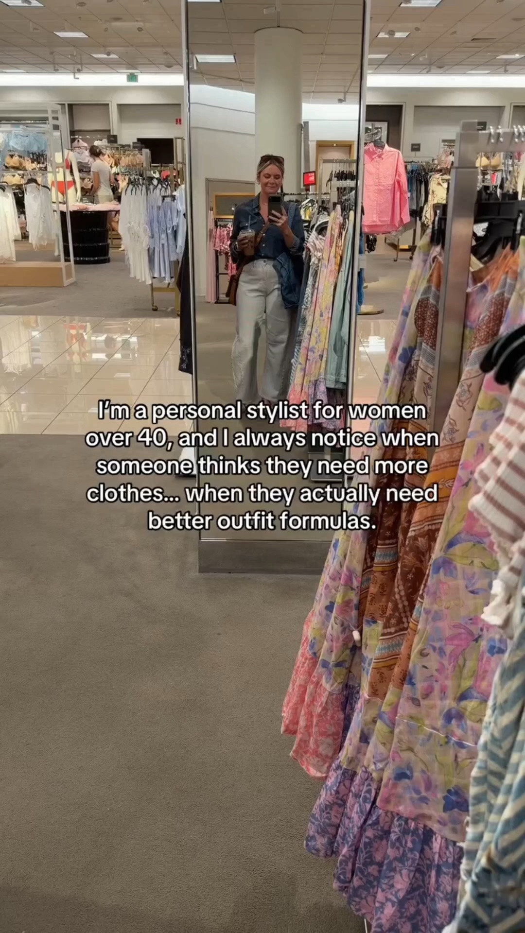 One of the biggest misconceptions I see? 

Thinking the solution is another shopping trip. 

Most wardrobes don’t need more pieces. 

They need better combinations. 

When you know a few go-to outfit formulas, getting dressed becomes faster, easier, and so much more enjoyable. 

✨ Style what you own before you shop for something new. 
Save this reminder for your next “I have nothing to wear” moment.