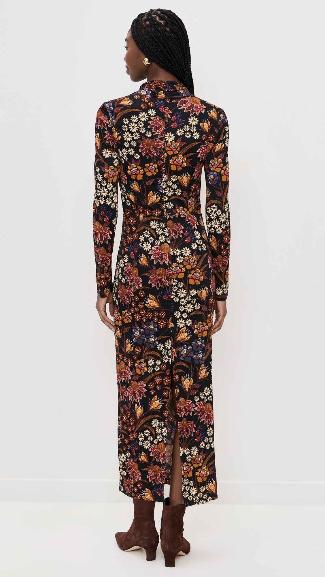 Lili Black Long Sleeve Maxi Dress | Shopbop