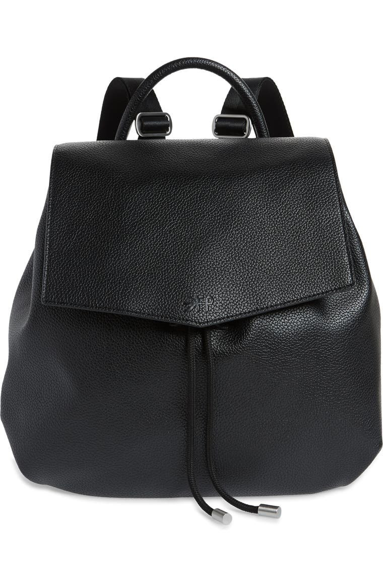 Drawcord Faux Leather Diaper Backpack | Nordstrom