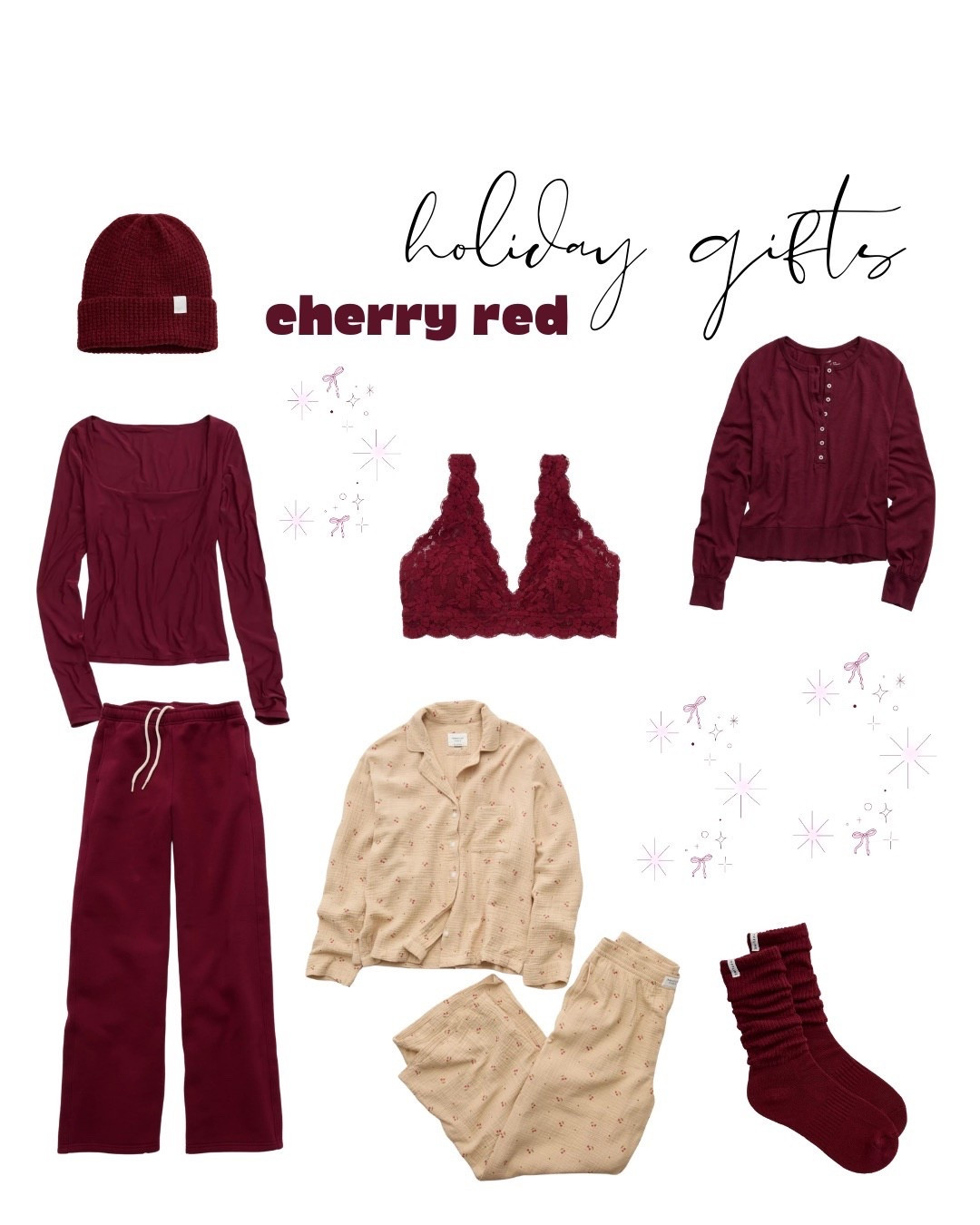 All things cherry red for this cozy holiday season! Gifts for her, women’s loungewear, pajamas and clothing for the season. ✨ 🍒  

#LTKHoliday #LTKSeasonal #LTKGiftGuide