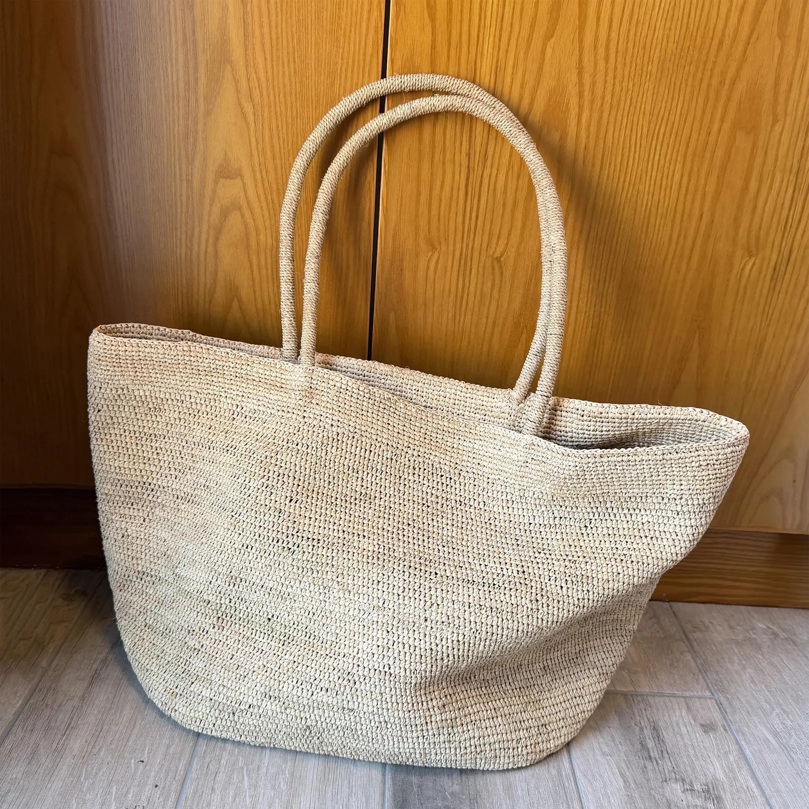 Large Raffia Totes, Women's Raffia Shoulder Bags, Handmade Straw Bag, Vacation Beach Tote Bag | Etsy (Global)
