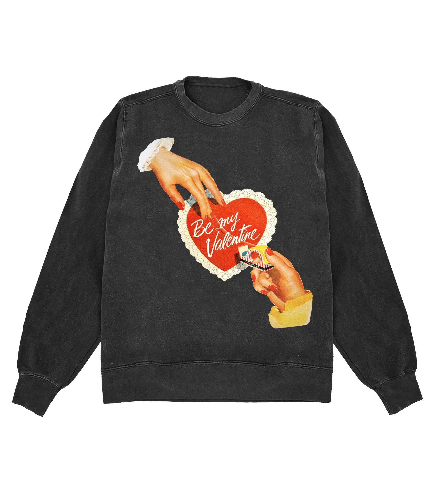 Be My Valentine, I <3 Feminine Rage Crewneck | Shop Kristin Jones