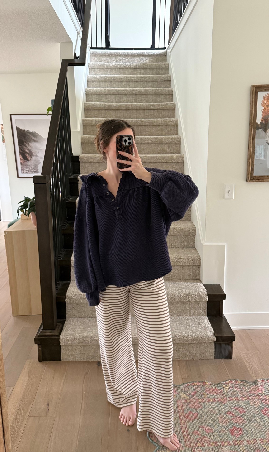 one of my favorites to repeat, wearing a small in top and medium in striped pants! 

#LTKootd