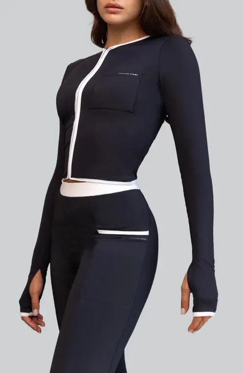Heroine Sport Skylar Jacket in Black/White at Nordstrom, Size Large | Nordstrom